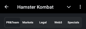 Hamster Kombat Daily Combo 