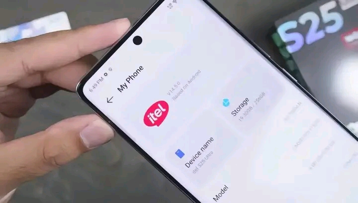 itel S25 Ultra Full Specification storage
